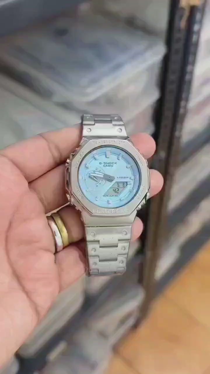 🔥 G-Shock GM-2110 Silver Metal Edition