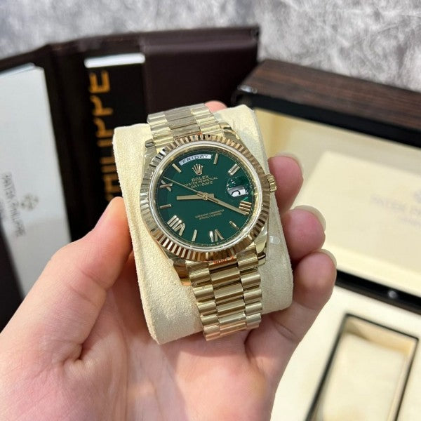 👑 Rolex day date green dial