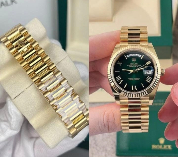 👑 Rolex day date green dial