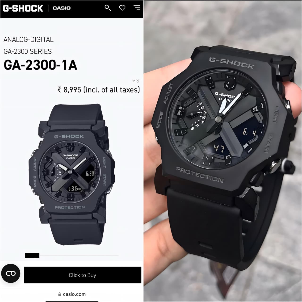 ⌚Casio G-Shock GA-2300