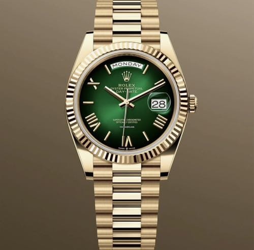👑 Rolex day date green dial
