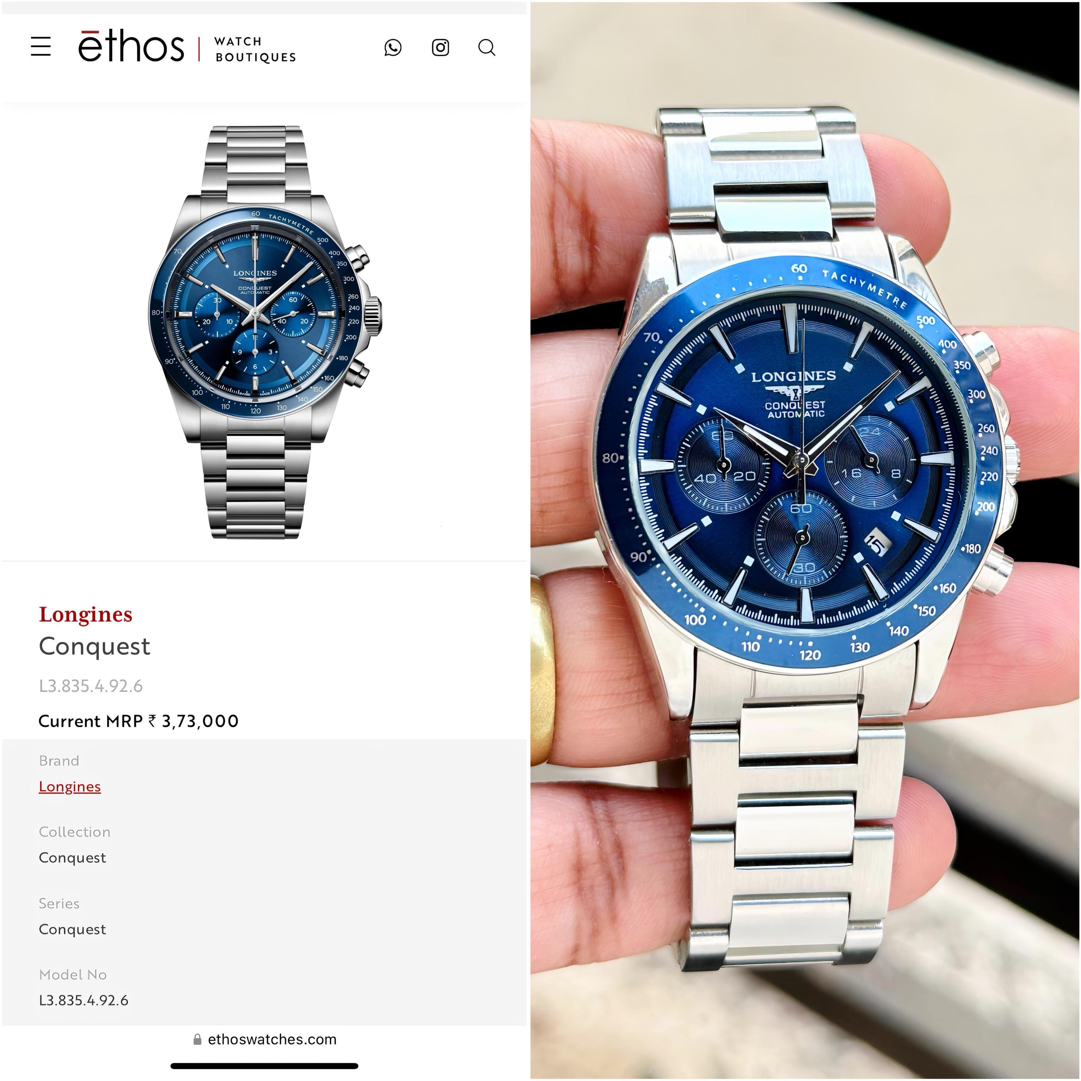 💥Longines Conquest – Sport Meets Timeless Elegance